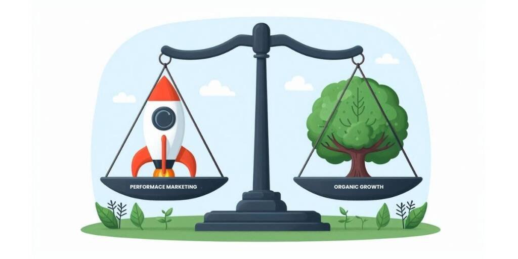 Performance Marketing vs Organic Growth_ When to Invest and What to Expect in 2025