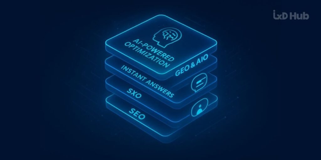 SEO, GEO, AIO, AEO & SXO_ The New Layers of Web Search You Need to Know in 2026